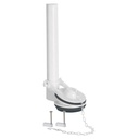 Válvula de descarga 2' para WC de 1pieza, cadena inox, FOSET VW-009