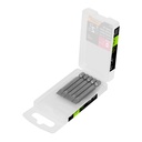 Estuche con 5 puntas planas de 1/4' largo 2', TRUPER EXPERT PUDE-3225