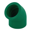 Codo 45° de PPR, 1-1/4' (40mm), FOSET CV-864