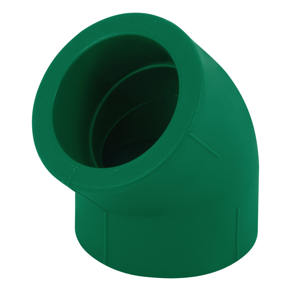 Codo 45° de PPR, 1-1/2' (50mm), FOSET CV-865