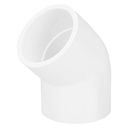 Codo 45° de PVC de 1-1/4', FOSET PVC-864