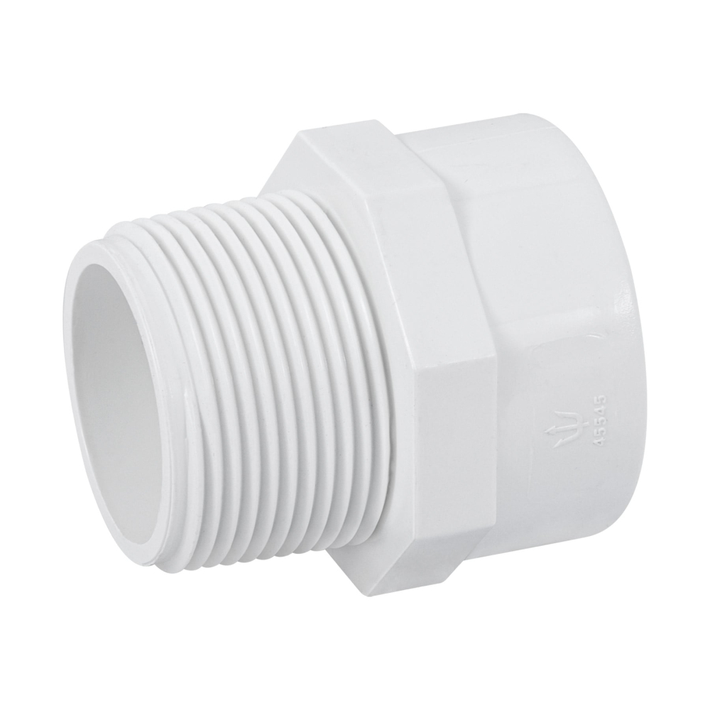 Adaptador macho de PVC de 1-1/4', FOSET PVC-614