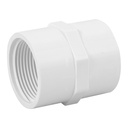 Adaptador hembra de PVC 1-1/4', FOSET PVC-604