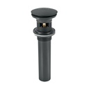 Contra para lavabo, con rebosadero, tipo hongo, negro CE-226M