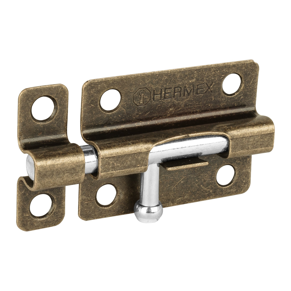 Pasador de barril de acero latón antiguo 3', HERMEX PAS-32