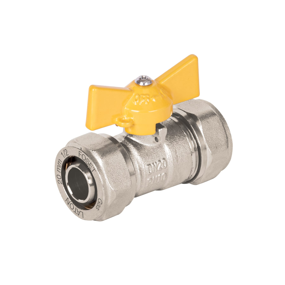 Válvula esfera para PE-AL-PE, 1/2', FOSET PPG-12VE