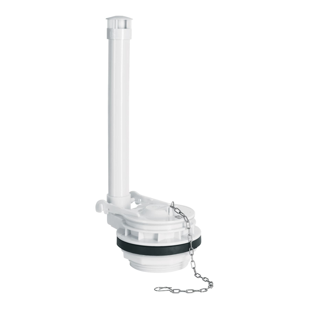 Válvula de descarga 3' para WC de 2 pzas, cadena inox, FOSET VW-010