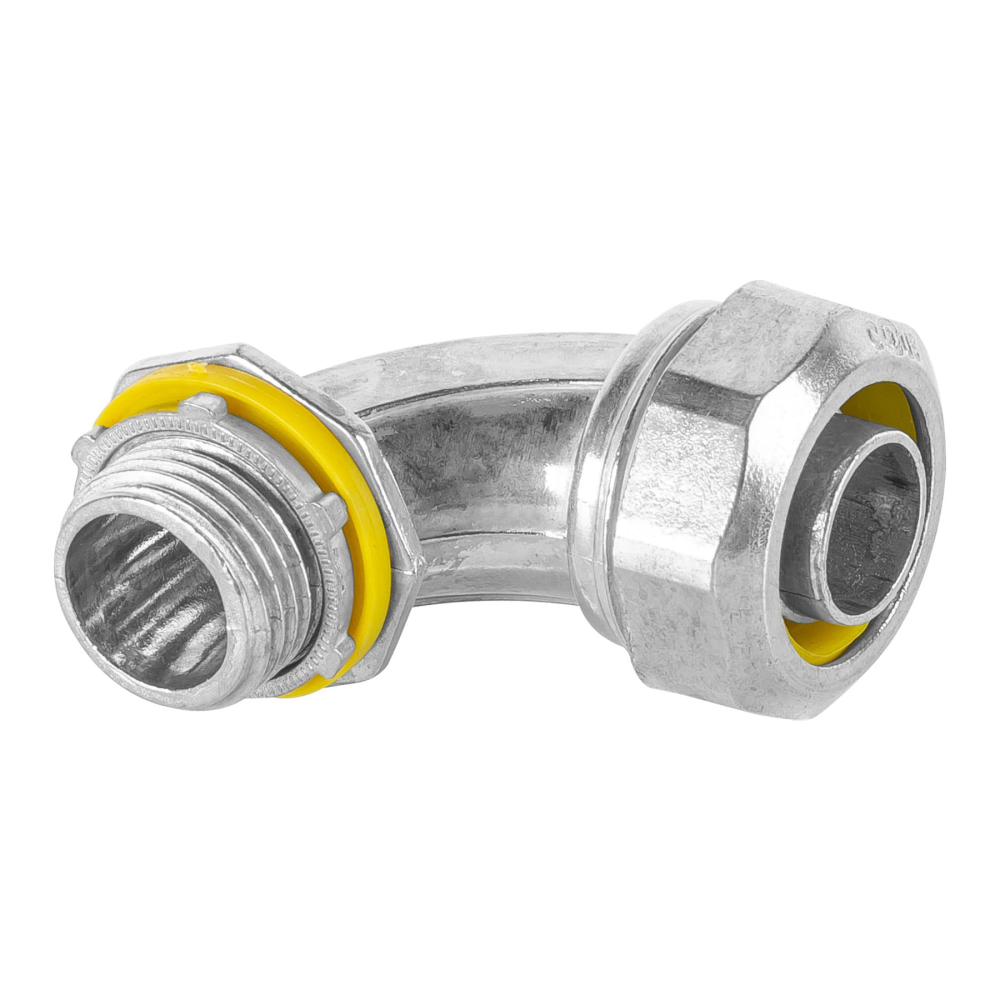 Conector curvo de 1/2' para tubo liquid tight, VOLTECK CLQ-1/2C