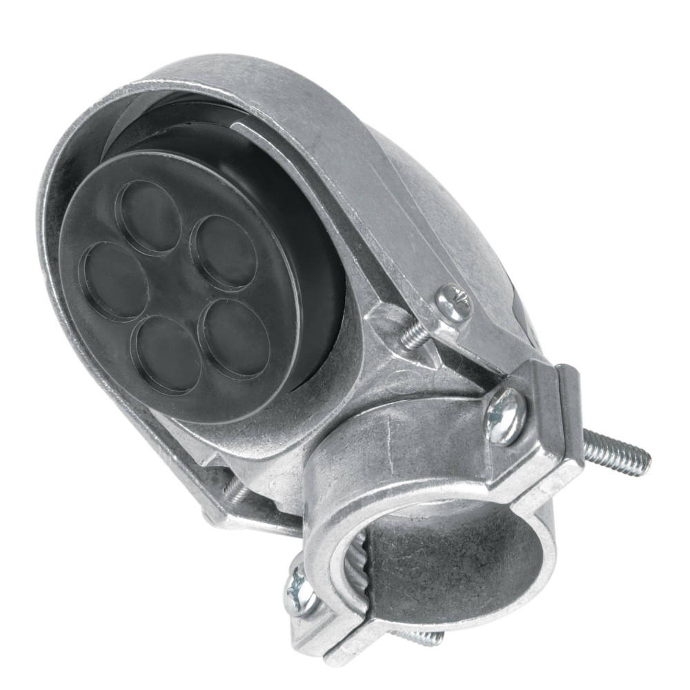 Mufa con abrazadera para tubo 1', VOLTECK MUFA-1