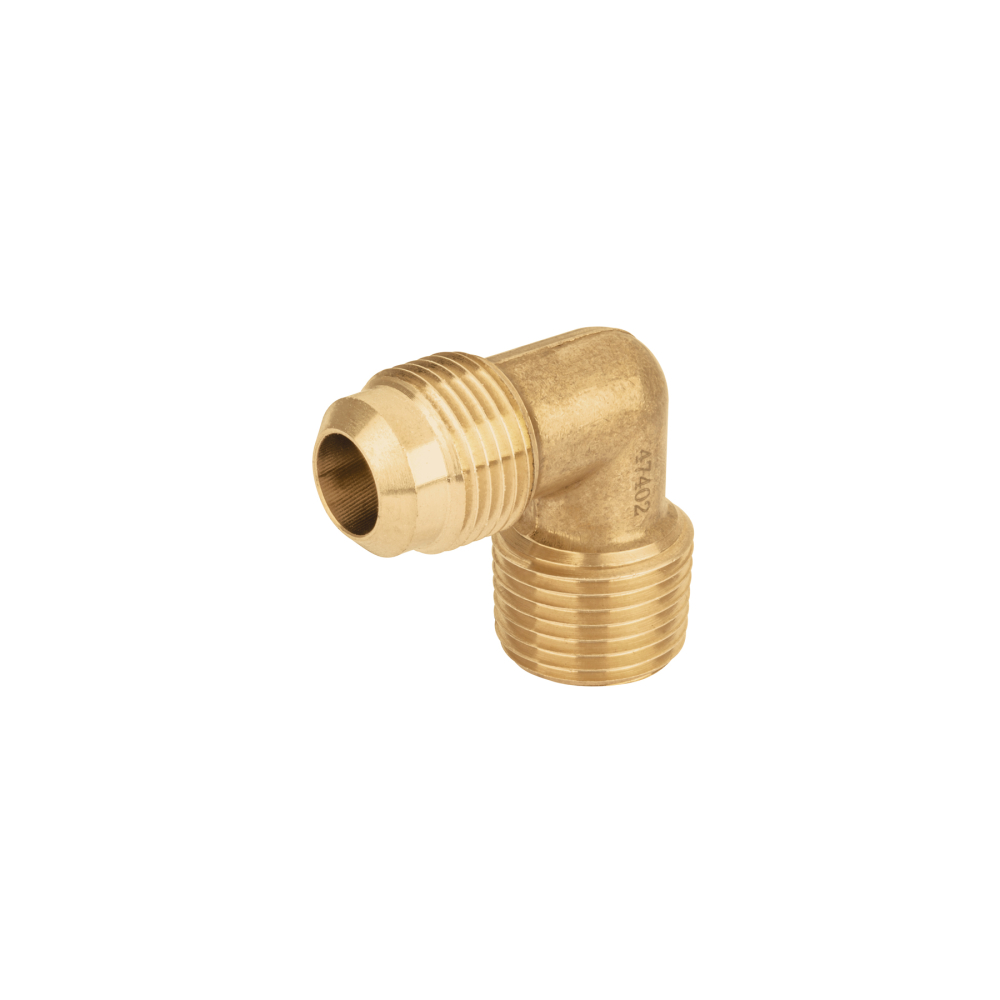 Codo terminal a 90° de latón 1/2 x 1/2', FOSET CLG-513