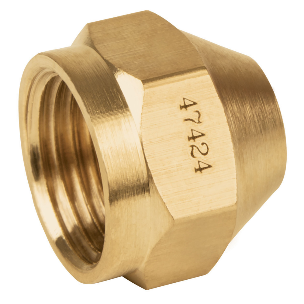 Tapón hembra de latón de 3/8', FOSET CLG-301