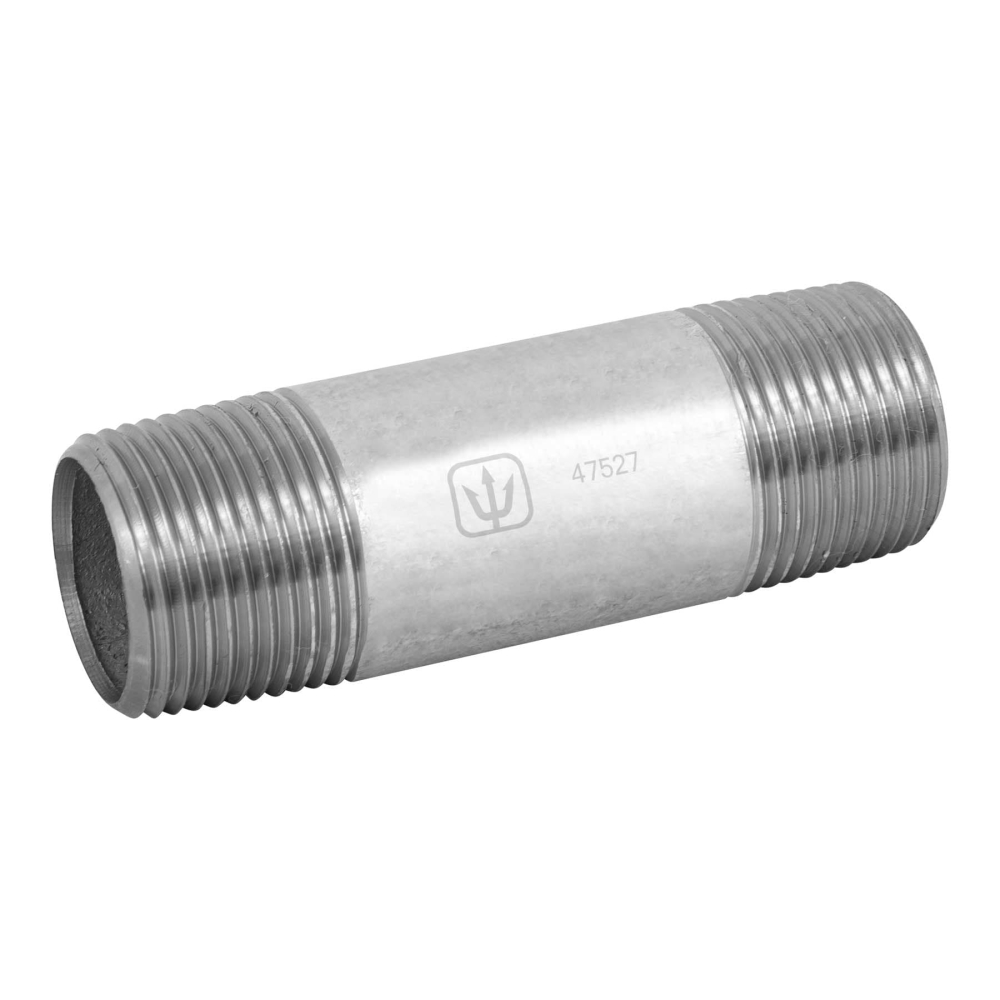 Niple de acero galvanizado 3/4' x 3', FOSET CG-412