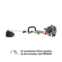 Desbrozadora a gasolina 30 cc mango 'D' recta, 17', TRUPER DES-30R
