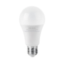 Foco LED 9W (60W) A19, 3000K blanca cálida, 800 lm, caja LED-60CC