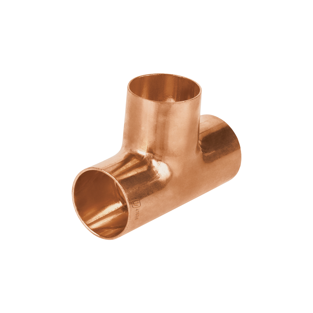 Tee sencilla de cobre 3/4', FOSET BASIC CC-762B