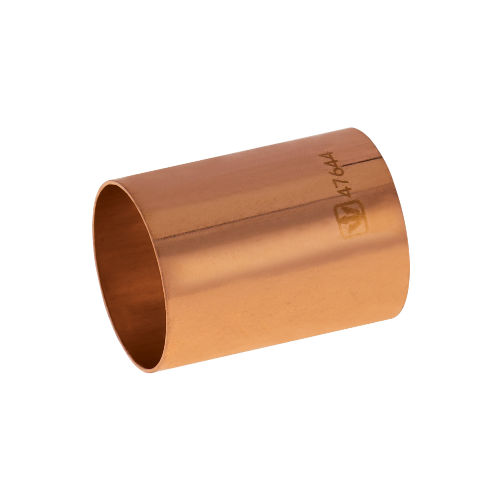 Cople de cobre 3/4', sin ranura, FOSET BASIC CC-202B