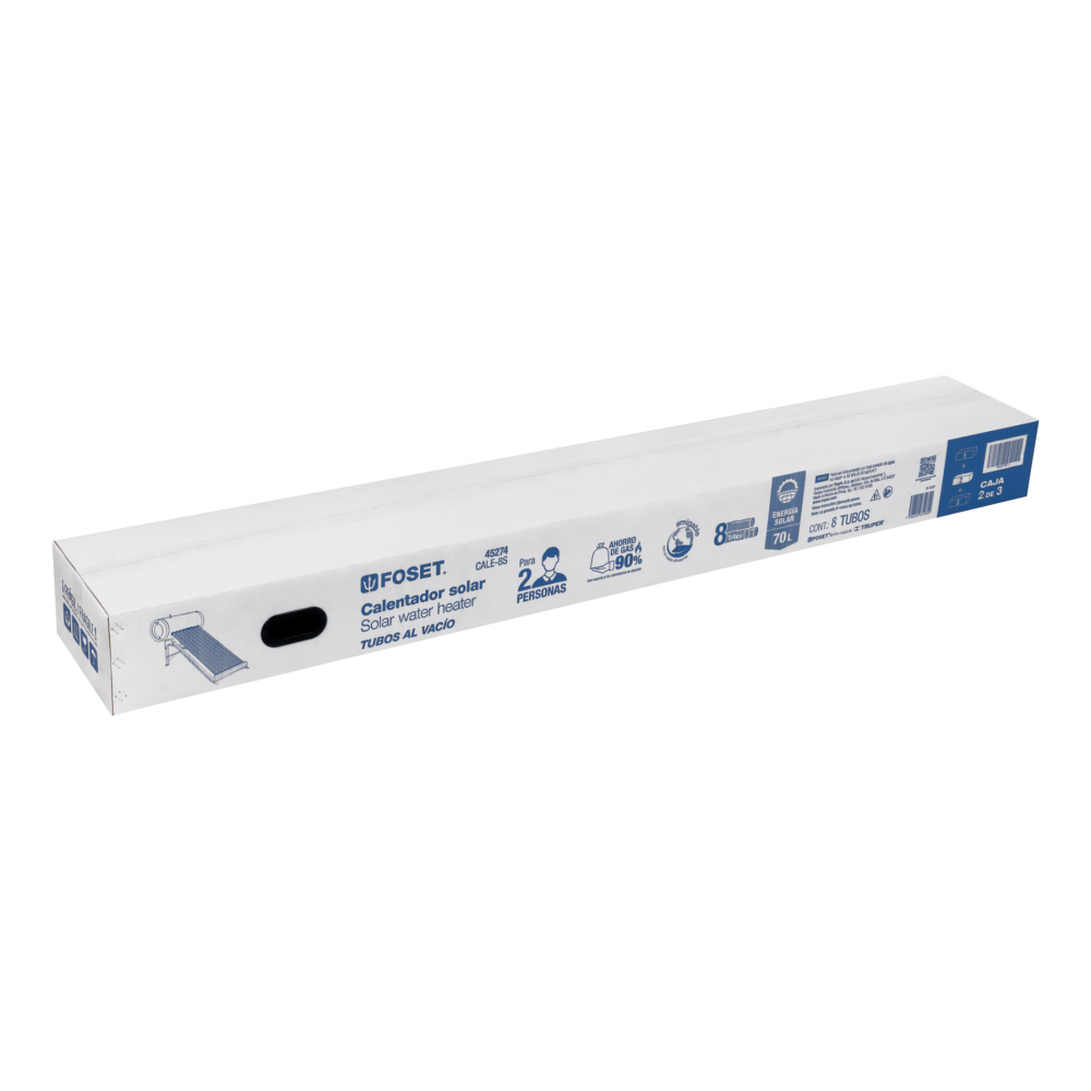 Caja de empaque de repuesto para tubos CALE-8S, FOSET CJ-CALE-8S-2