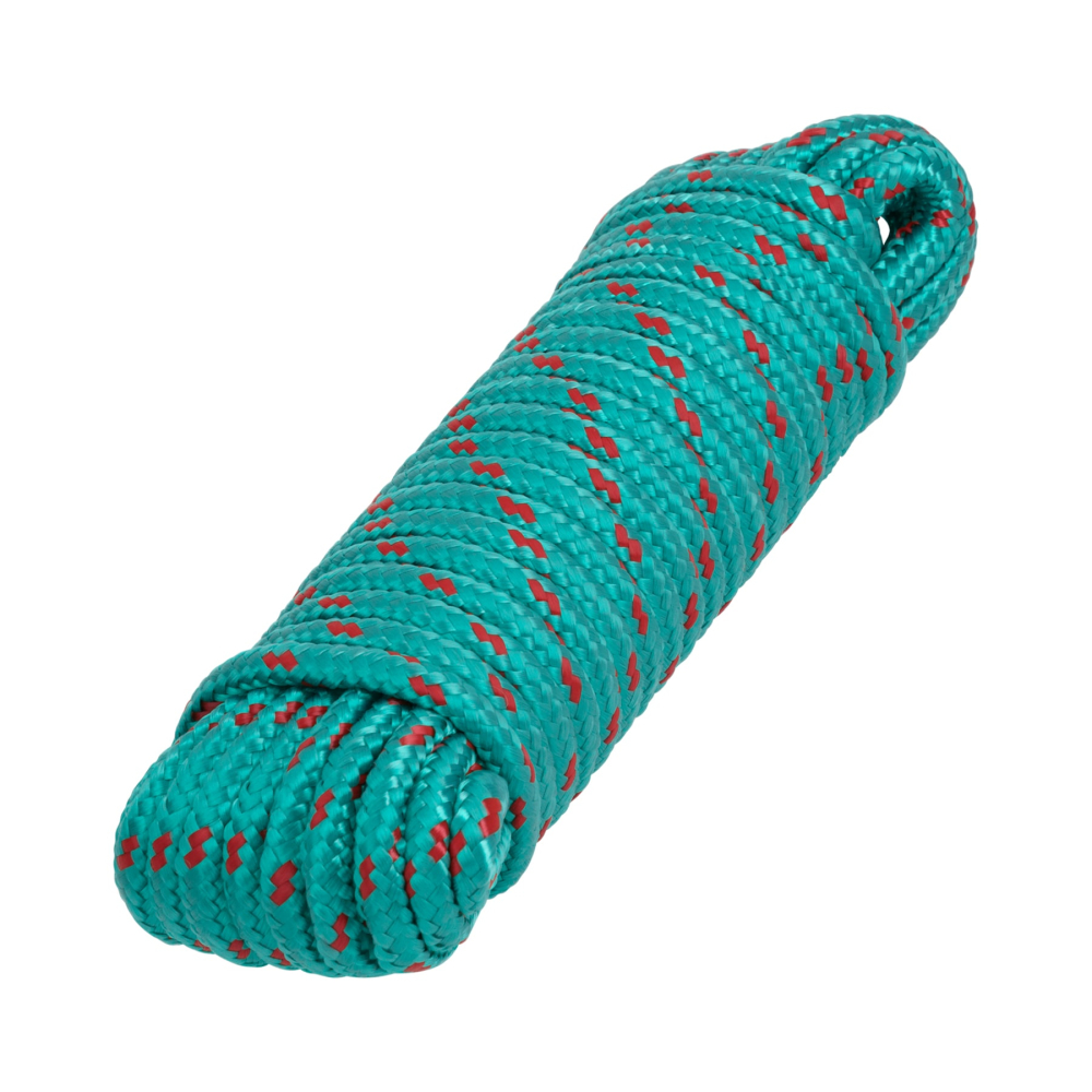 Piola de polipropileno trenzada de 8mm x 15m en madeja PIO-815