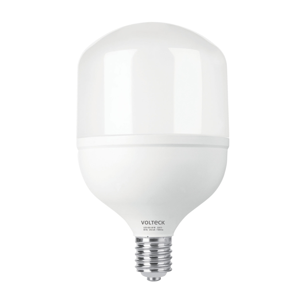 Foco LED alta potencia 60 W (650 W), 6500 K, E39, VOLTECK LED-650