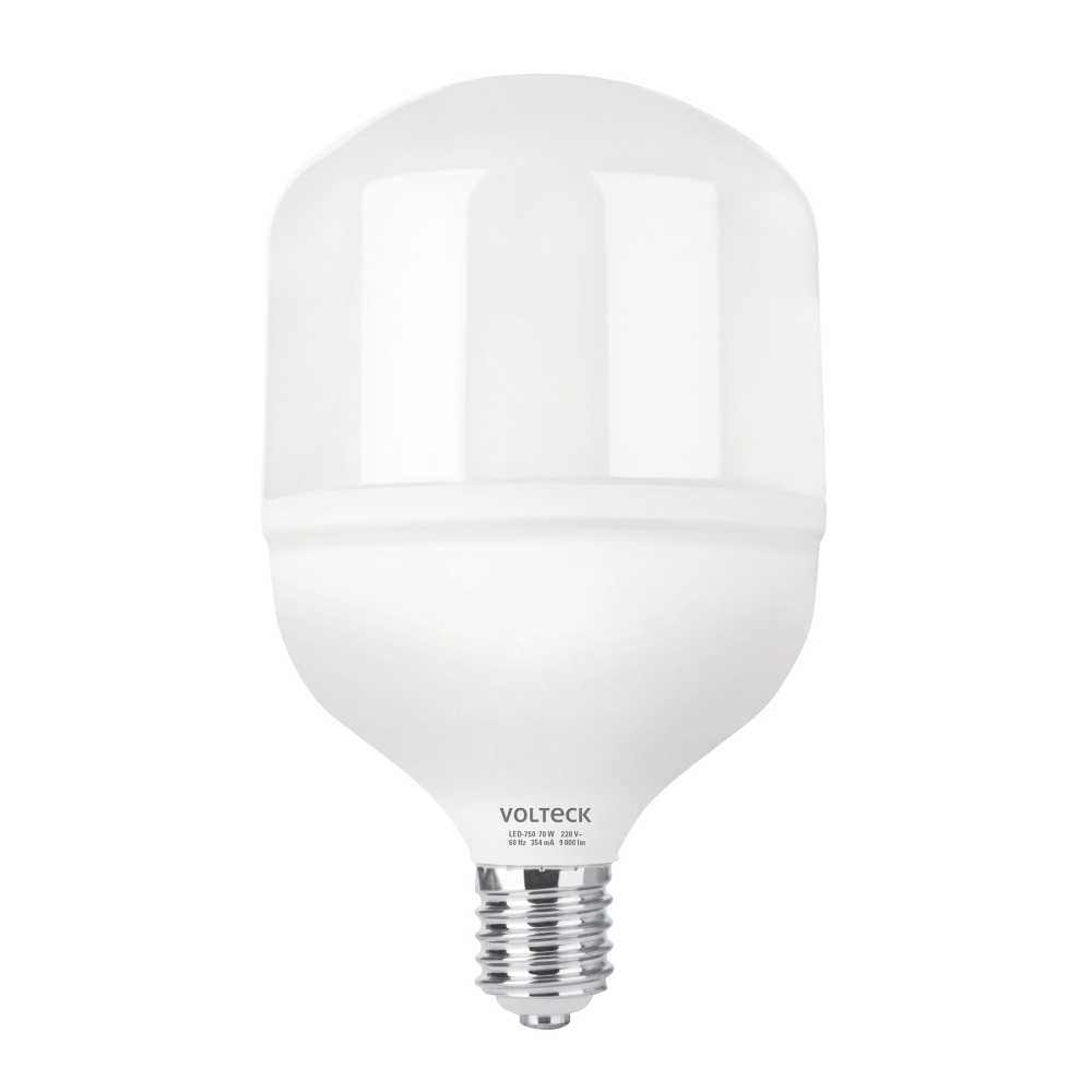 Foco LED alta potencia 70 W (750 W), 6500 K, E39, VOLTECK LED-750