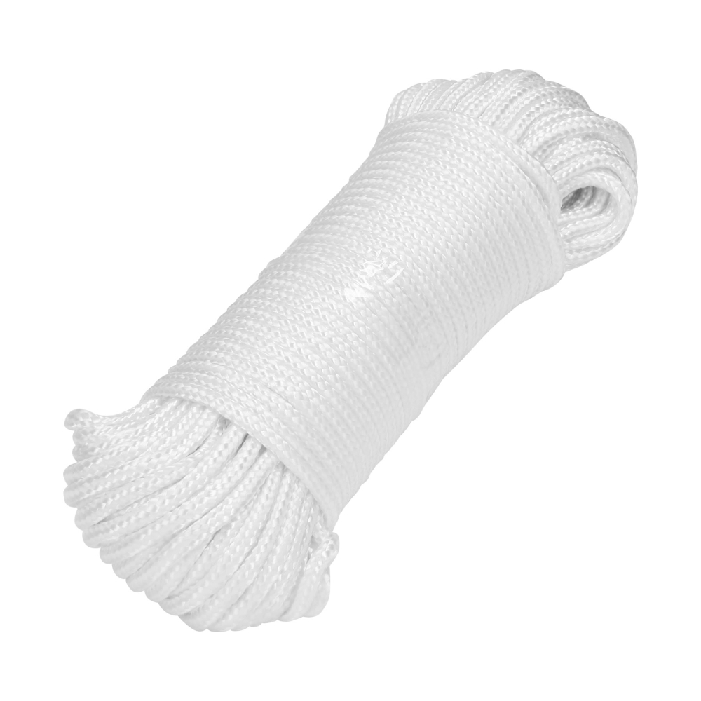 Piola de poliéster diamante de 4mmx30m blanca, madeja, FIERO PIO-430P