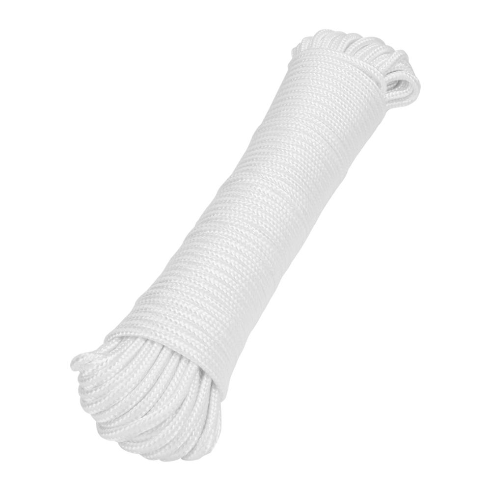 Piola de poliéster diamante de 5mmx30m blanca, madeja, FIERO PIO-530P
