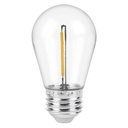 Foco LED filamento 1 W, S14, 2200K luz ambar, E26, VOLTECK LED-141FC