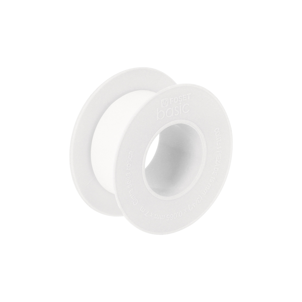 Cinta sella roscas 3/4' x 7m, uso general, FOSET BASIC CTF-3/4BF