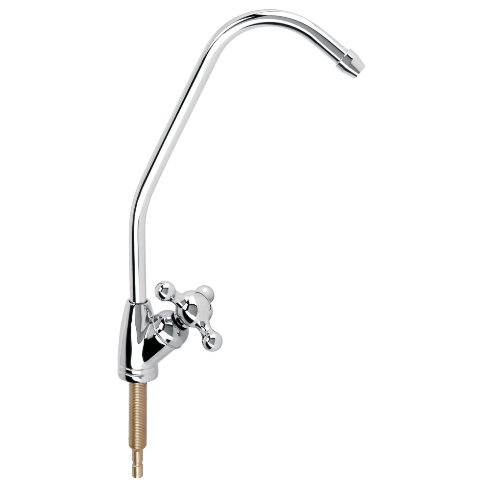 Llave cuello de ganso 1/4' para filtro de agua, FOSET REF-PUR3-01