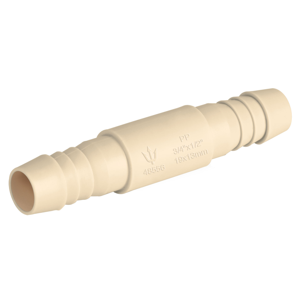 Cople reducido inserción de 3/4' x 1/2' de polipropileno CM-221