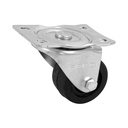 Rodaja hule 2-1/2' placa giratoria c/buje, carga 50kg, FIERO RO-1211