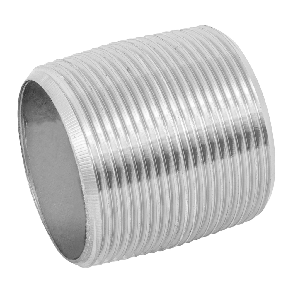 Niple de acero galvanizado 1-1/2' cuerda corrida, FOSET CG-475