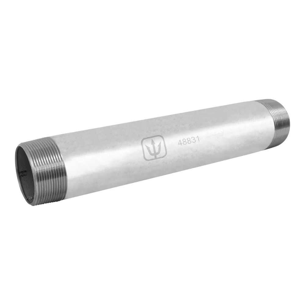 Niple de acero galvanizado 1-1/4 x 6', FOSET CG-432