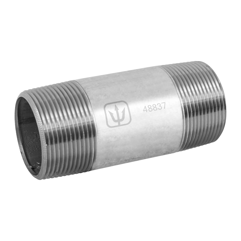 Niple de acero galvanizado 1-1/2 x 4', FOSET CG-438
