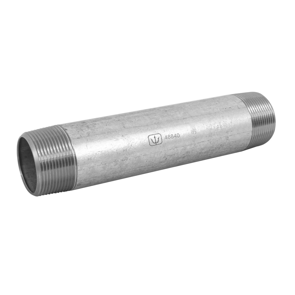 Niple de acero galvanizado 1-1/2 x 10', FOSET CG-441