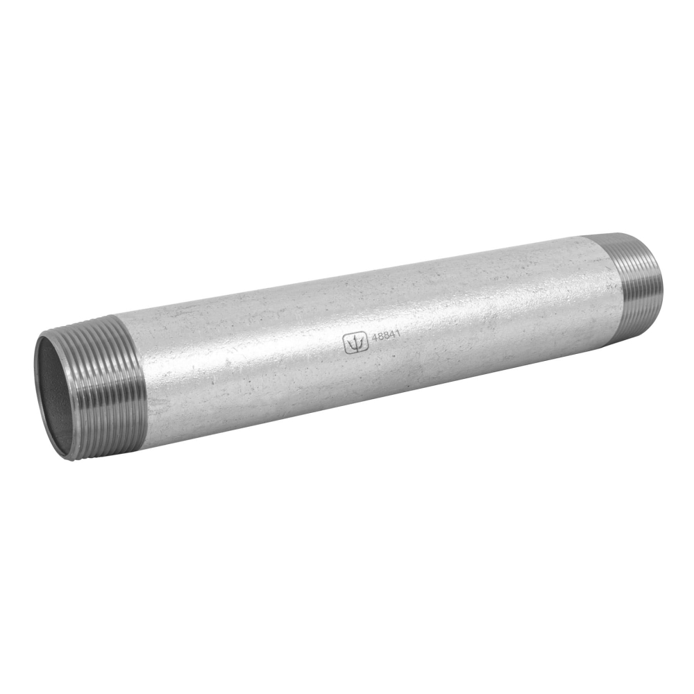 Niple de acero galvanizado 1-1/2 x 12', FOSET CG-442
