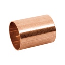 Cople de cobre 1-1/4', sin ranura, FOSET CC-204
