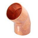 Codo 45° de cobre 1-1/2', FOSET CC-865