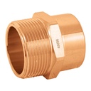 Conector de cobre, rosca exterior 1-1/2', FOSET CC-615