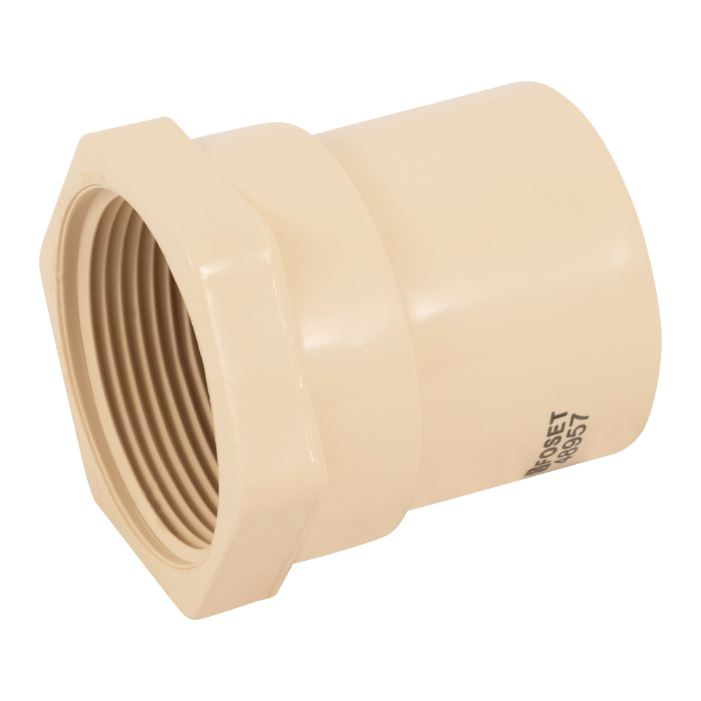 Conector hembra CPVC 1-1/2', FOSET CPVC-605