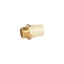 Adaptador macho de CPVC 1-1/4' con inserto y tuerca de latón CPVC-654
