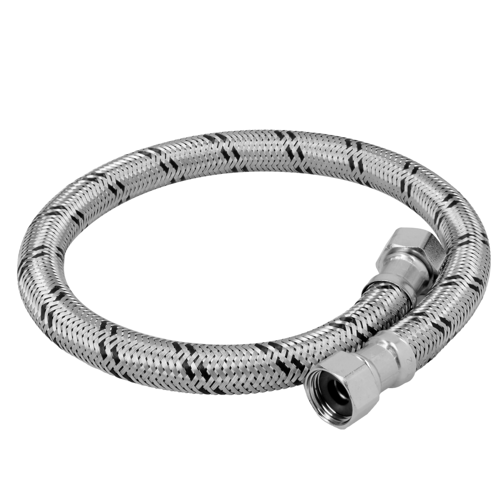 Manguera para boiler, acero inox. 1/2'H x 1/2'H, 60 cm FBO-2260X