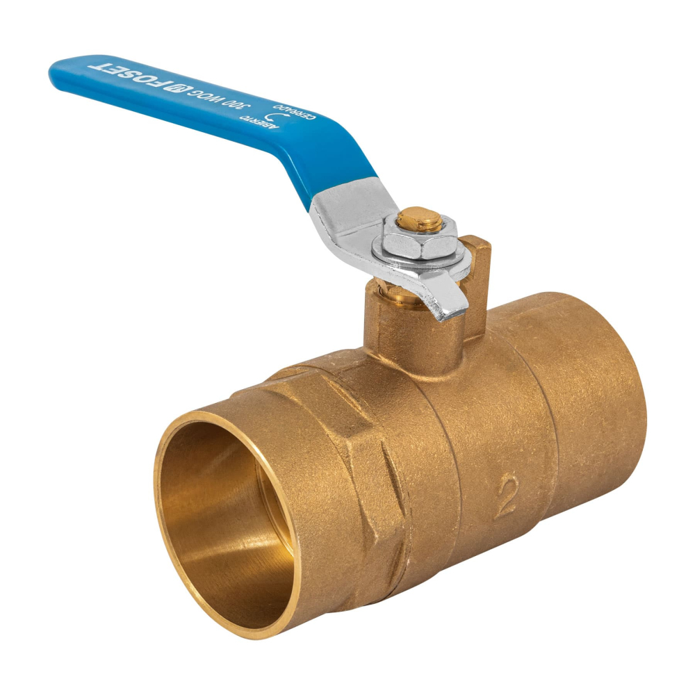 Válvula de esfera de latón, soldable 2', FOSET ESSO-2