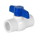 Válvula esfera de PVC 1' roscable, FOSET PVC-ES-1R