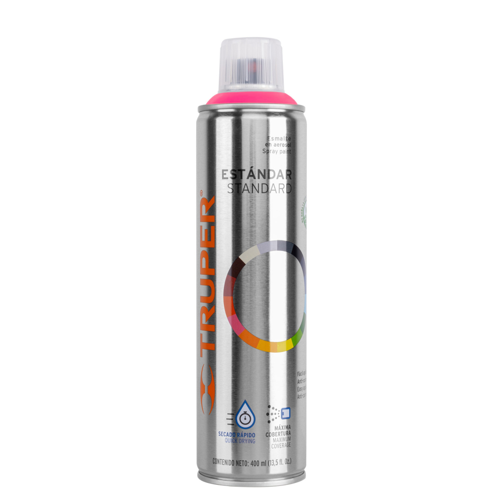 Pintura en aerosol, rosa mexicano, bote esbelto, 400 ml PA-RM