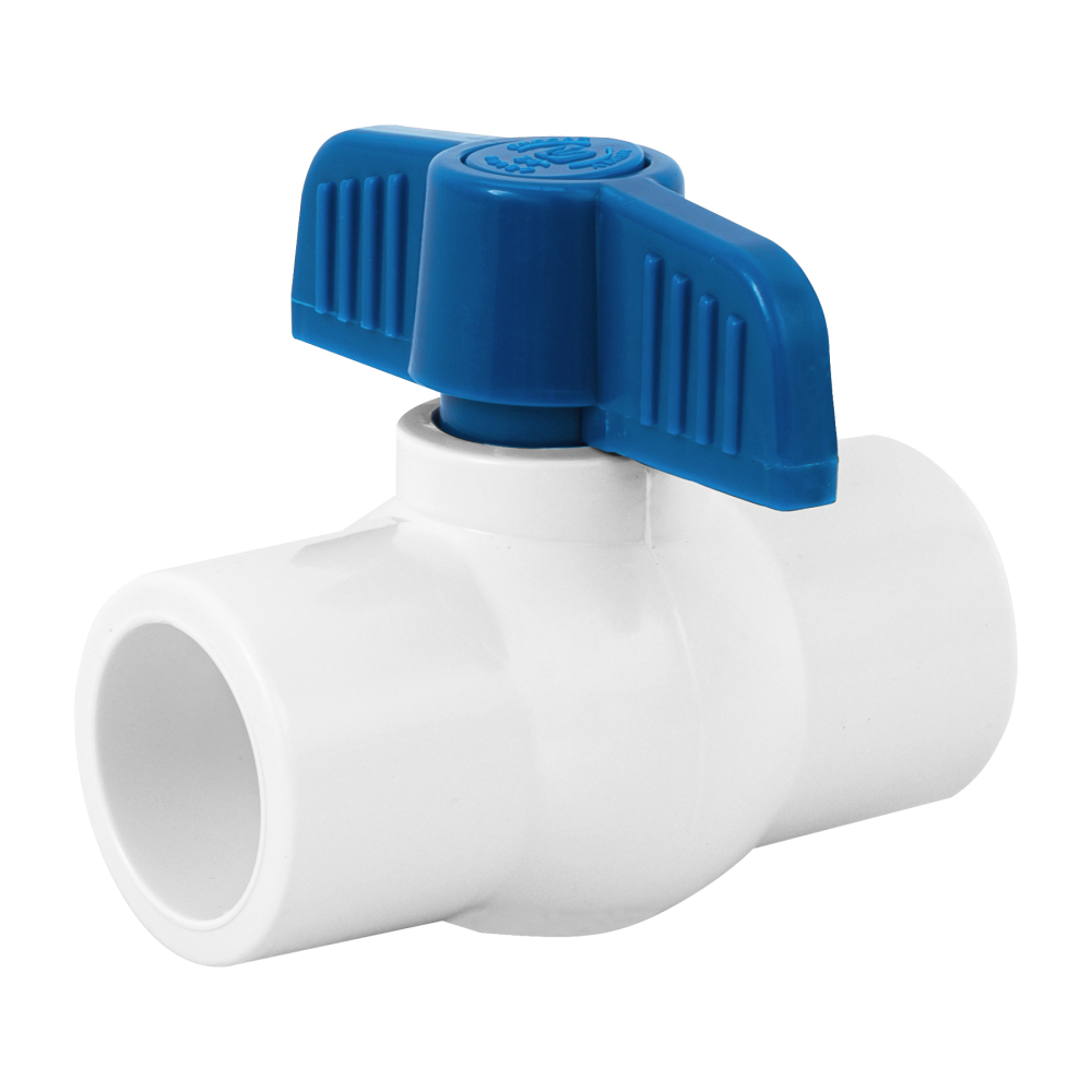 Válvula de esfera de PVC 3/4' para cementar, FOSET PVC-ES-3/4