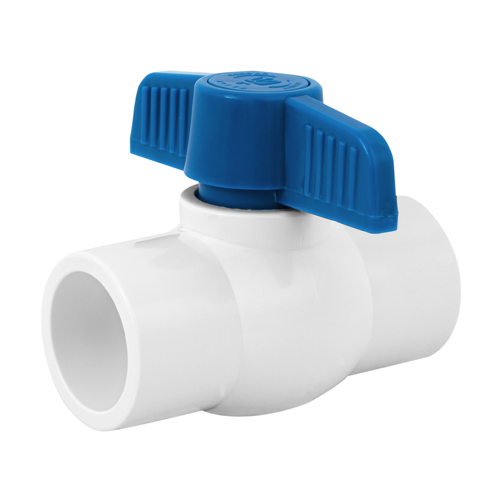 Válvula de esfera de PVC 1' para cementar, FOSET PVC-ES-1