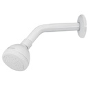 Regadera plástica redonda 2-1/2' blanca, FOSET BASIC R-500