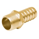 Adaptador macho de latón 1/2' para manguera, FOSET ADPO-1/2M