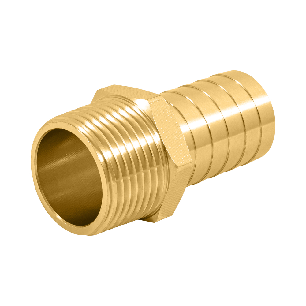 Adaptador macho de latón 3/4' para manguera, FOSET ADPO-3/4M